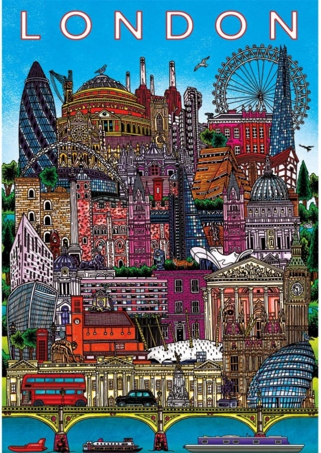 Puzzle Gibsons Blick auf London 500 Teile