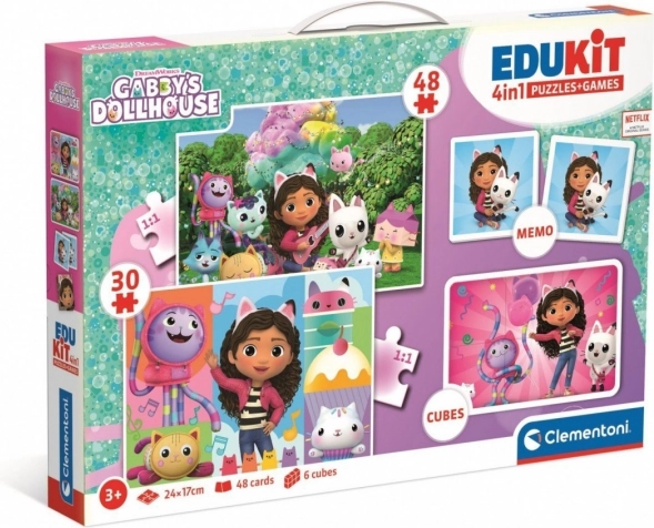 EduKit 4 in 1 Gabis Katzenhaus – Lernset für Kinder