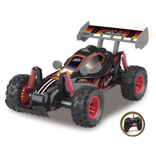 Rc auto buggy im maßstab 1:16 – blau oder orange