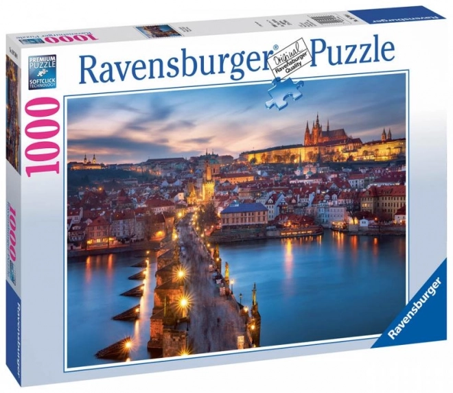 Nachtblick auf Prag Puzzle 1000 Teile