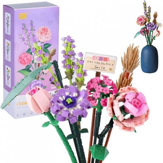 Kreatives Bauset Bunter Blumenstrauß 547 Teile ZA5347