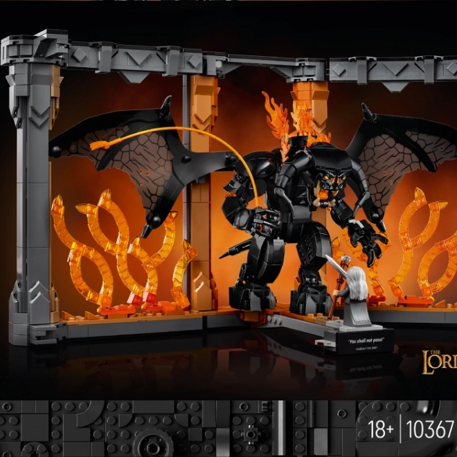 LEGO Icons Buchstütze: Der Herr der Ringe – Balrog