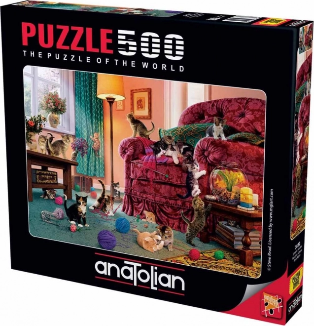 Anatolian Puzzle Verspielte Kätzchen 500 Teile