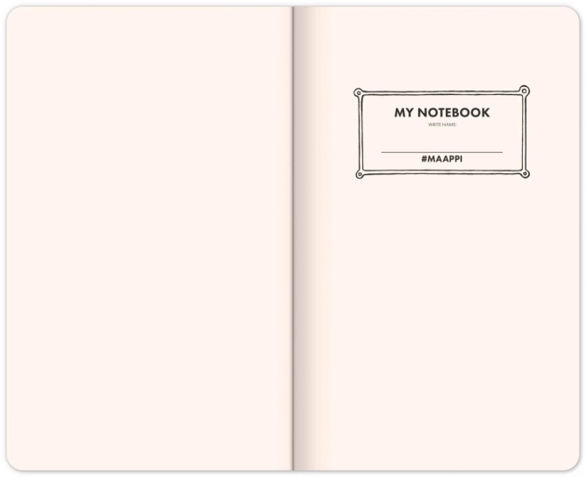 Notique Notizbuch Maappi liniert 13 x 21 cm