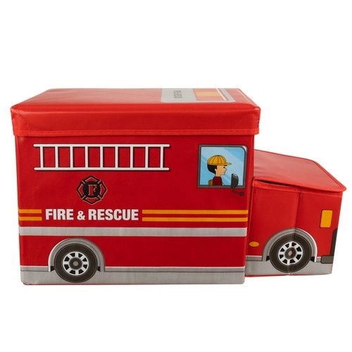 Spielzeugtruhe Feuerwehrwagen