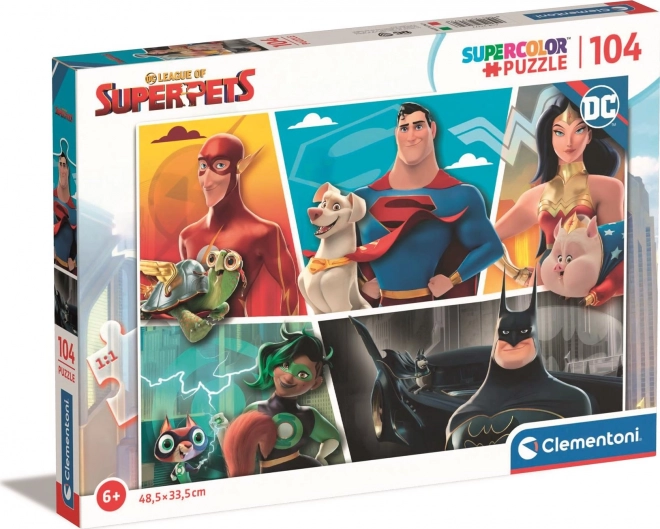 SuperColor Puzzle DC Liga Superpets 104 Teile