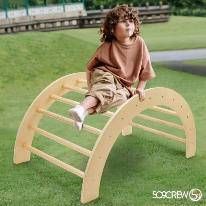 Kletterbogen 2-in-1 natürlich für Kinder
