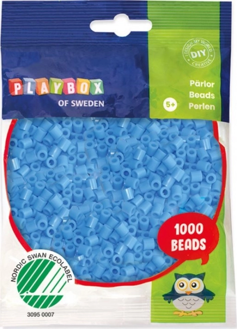 Spielwürfel Bügelperlen - Hellblau 1000er Set