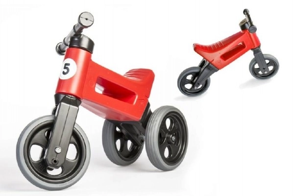 Laufrad Funny Wheels Rider Sport 2-in-1 Grün – Rot