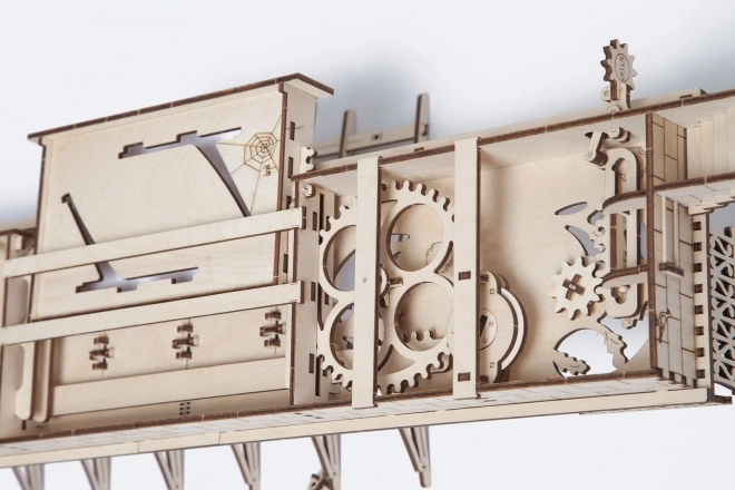 Ugears 3D Holzpuzzle Bahnhof