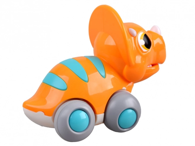 Fahrzeug Spielzeug Dinosaurier mit Bewegungsfunktion – Orange