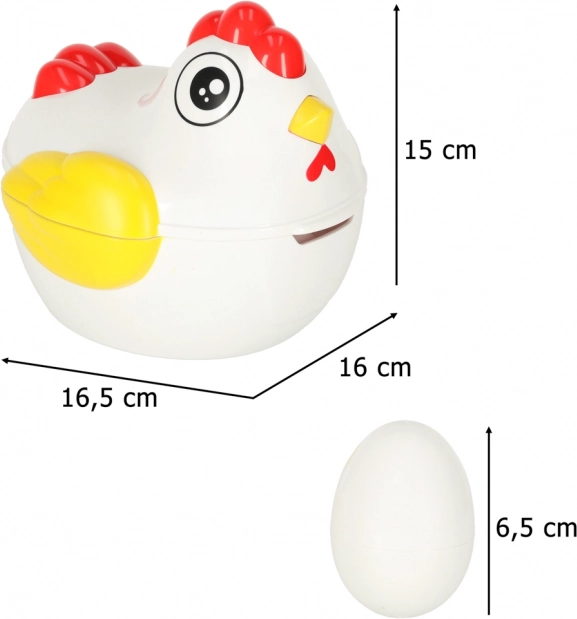 Bildungspuzzle Huhn mit Sortierer für Eiformen