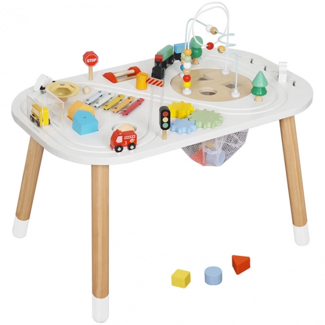 Multifunktionaler Holzspieltisch für Kinder