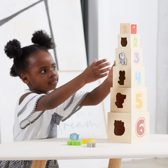 Holz Stapelwürfel für Kinder