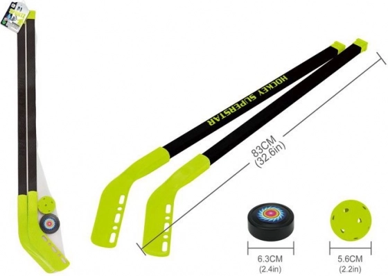 Hockey-Set mit Puck und Ball
