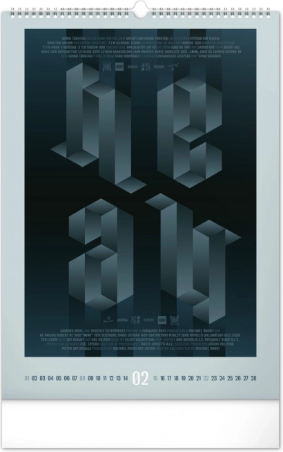 Wandkalender Alternativfilmplakate 2026