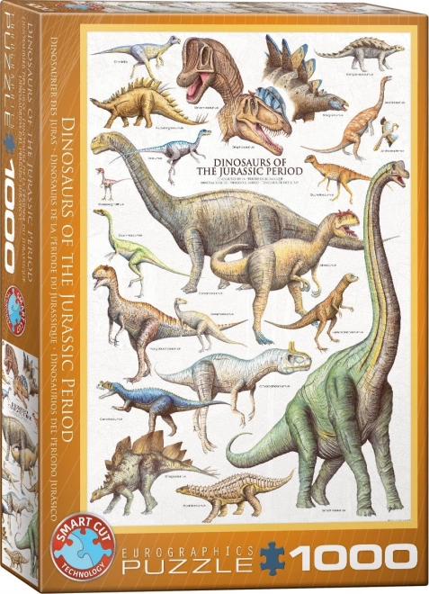 Eurographics Puzzle Dinosaurier der Jurassic Periode 1000 Teile