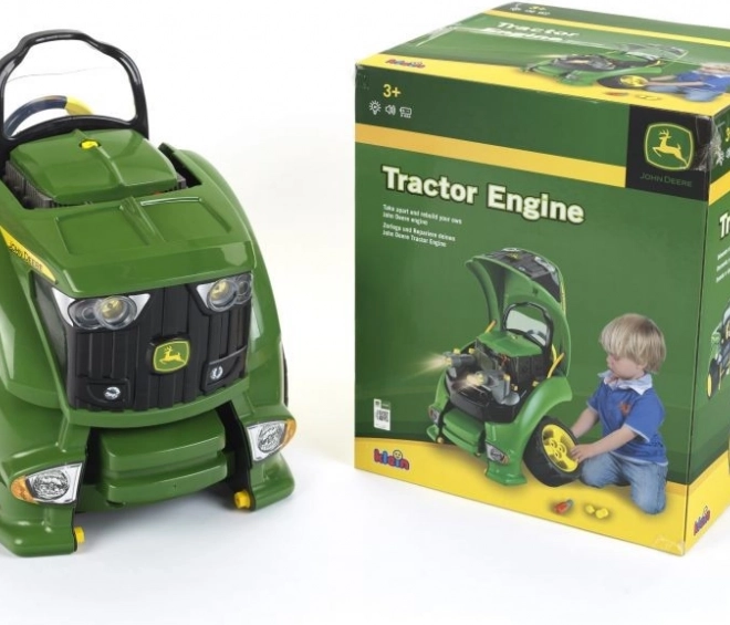Schraubtraktor JOHN DEERE mit Geräuschen und Lichtern