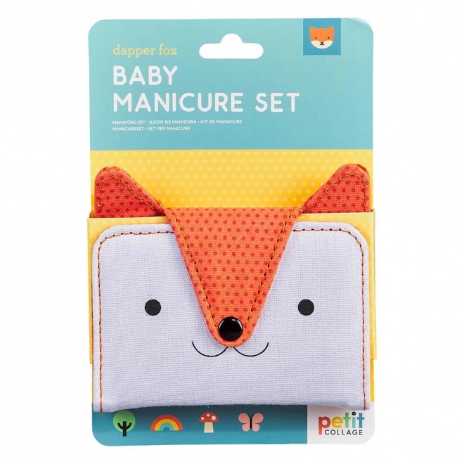 Petit Collage Kit für Baby-Maniküre in Fuchs-Design