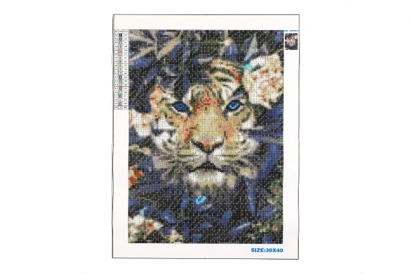 Diamantmalerei Versteckter Tiger 30x40 cm