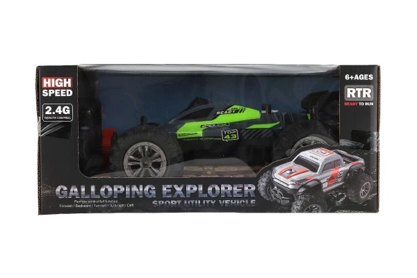 Schnelles RC Buggy Auto 2,4 GHz Grün