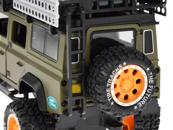 Metall-Geländewagen mit Sound und LED-Lichtern