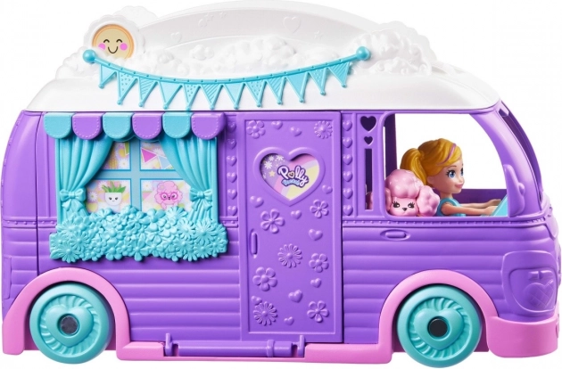 Polly Pocket Glamping Van mit Puppe