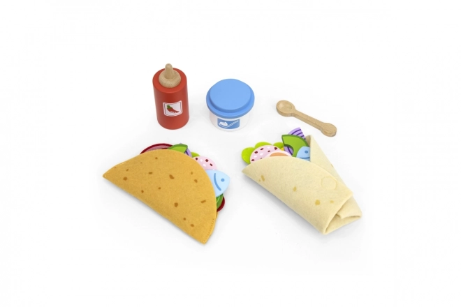 Holzspielzeug Taco Set