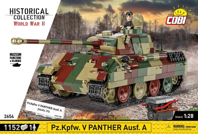Panther Ausf. A Modell aus Bausteinen
