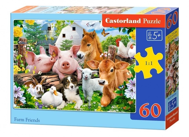 Bauernhof Freunde Puzzle 60 Teile