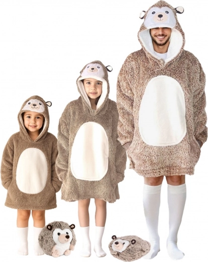 Geräumige Kapuze und große Tasche