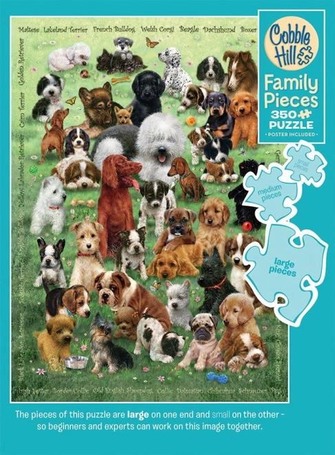 Cobble Hill Familienpuzzle Hundeliebe 350 Teile