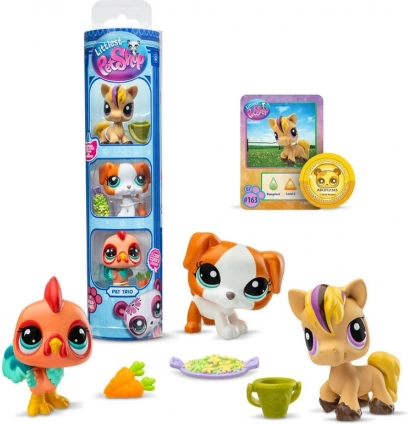Littlest Pet Shop 3 Figuren - verschiedene Arten
