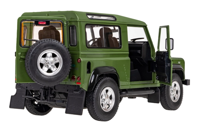Land Rover Defender Ferngesteuertes Auto in Gelb – Grün
