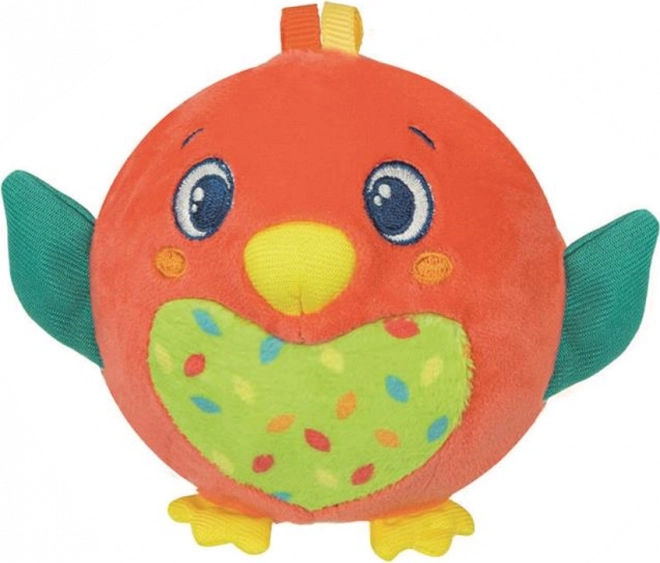 CLEMENTONI BABY Plüschball Vögelchen mit Rassel