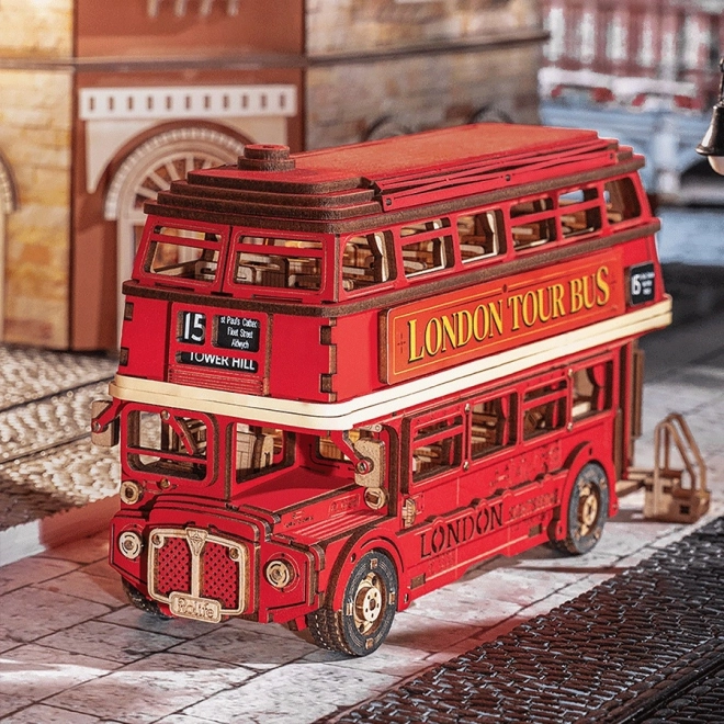 3D Holzpuzzle London Doppeldeckerbus