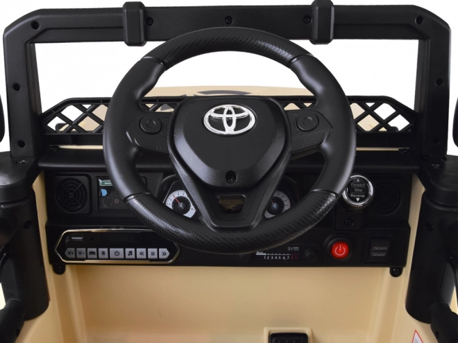 Elektrofahrzeug Toyota FJ Cruiser für Kinder – beige