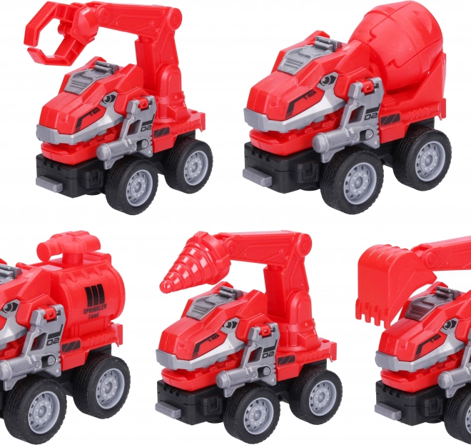 Autorobot Dino Feuerwehr 11 cm