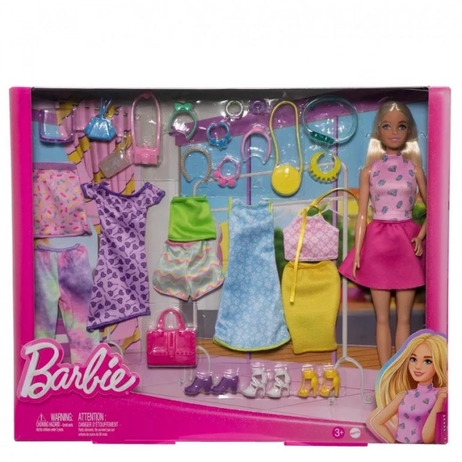 Barbie Kleiderset mit Puppen für Mix-und-Match