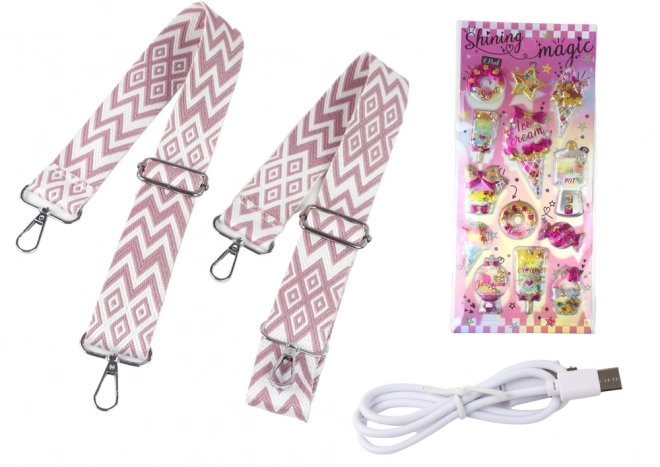Schmetterlingsfee LED Melodie Rosa Set