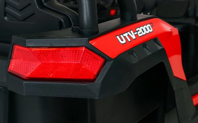 Buggy ATV Racing pro 2 Kinder + Antrieb 4x4 + Fernsteuerung + langsamer Start + MP3 LED – Rot