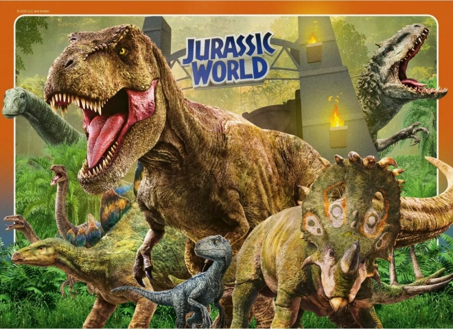 Ravensburger Puzzle Jurassic World 4x100 Teile