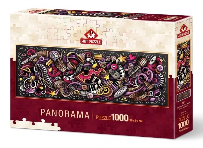 Panoramapuzzle Rhythmuselemente 1000 Teile