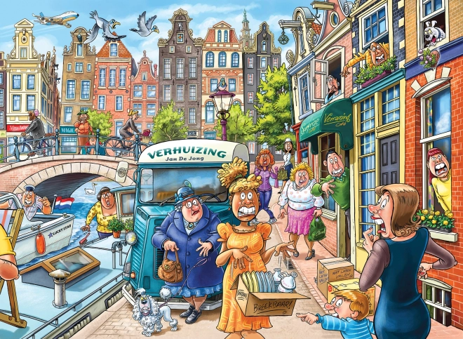 Jumbo Puzzle Wasgij 45: Umzug 1000 Teile