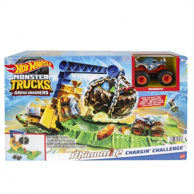 Hot Wheels Monster Trucks Arena: Herausforderung für Rhinomite Spielset