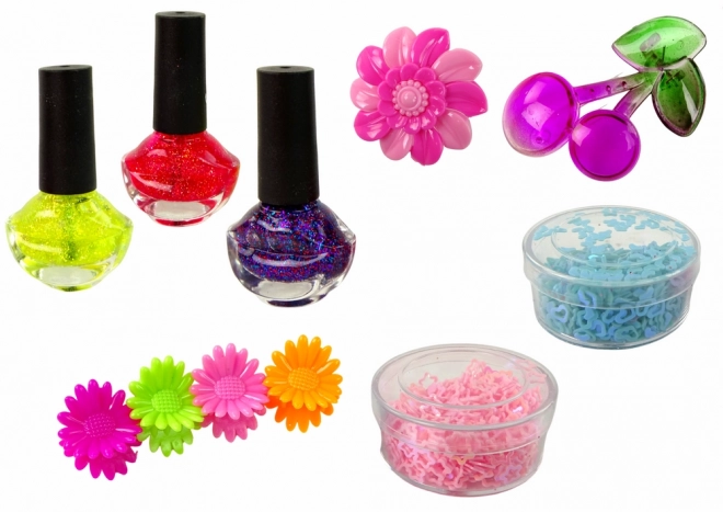 Einhorn Nagelkunst und Make-up Set