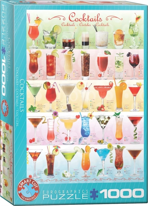 Puzzle Eurographics Cocktails 1000 Teile