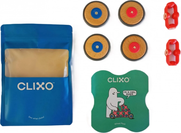 Clixo Wheels - Satz Räder und Kupplungen
