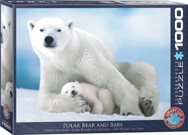 Eurographics Puzzle Eisbär und Junges 1000 Teile