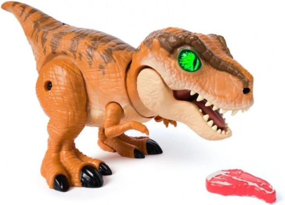 Interaktiver T-Rex aus dem Ei schlüpfend